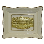 Augusta National Golf Club Clubhouse Royal English Porcelain Plate Handcrafted by Artist Bill Waugh