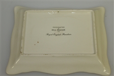 Augusta National Golf Club Clubhouse Royal English Porcelain Plate Handcrafted by Artist Bill Waugh