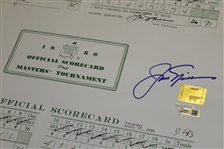 Jack Nicklaus Signed Scorecards From The 1986 Masters - Fanatics/Golden Bear Authentication Stickers