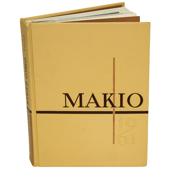 1961 Ohio State University 'Makio' Yearbook with Jack Nicklaus