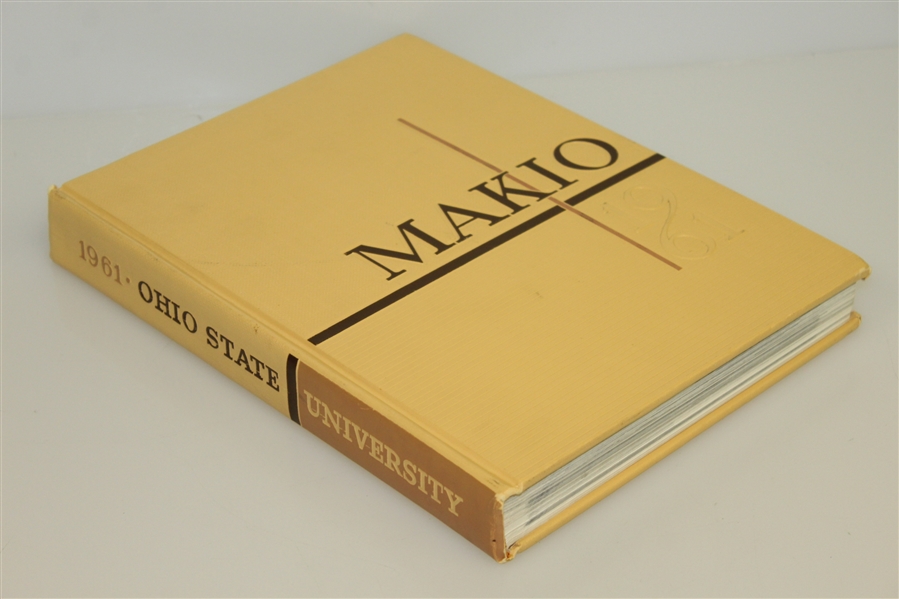 1961 Ohio State University 'Makio' Yearbook with Jack Nicklaus