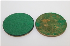 USGA Lot - Assorted Badges & Paper Weights Bearing The USGA Seal