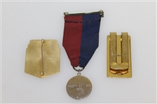 USGA Lot - Assorted Badges & Paper Weights Bearing The USGA Seal
