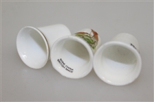 Assosorted Golf Themed Desk Decorations And A 118th Open Championship Shot Glass