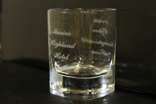 Assosorted Golf Themed Desk Decorations And A 118th Open Championship Shot Glass