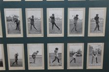 Full Set of 50 Marsuma Co. Tobacco Cards - Framed Presentation