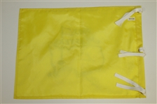 Tiger Woods Center Signed 2003 Masters Flag with Retief Goosen JSA FULL #Z93291