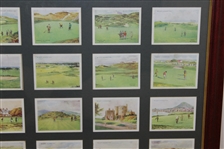 Full Set of 1924 W.D. & H.O. Wills Tobacco Cards - Complete Set of 25 - Framed