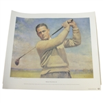 USGA Ltd Ed Bobby Jones Reproduction Print by Thomas Stephens - Similar Print Is Over Fireplace @ Berckmans Place