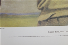 USGA Ltd Ed Bobby Jones Reproduction Print by Thomas Stephens - Similar Print Is Over Fireplace @ Berckmans Place