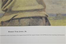 USGA Ltd Ed Bobby Jones Reproduction Print by Thomas Stephens - Similar Print Is Over Fireplace @ Berckmans Place