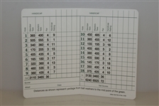 Tiger Woods Signed Augusta National Golf Club Scorecard JSA ALOA