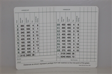 Seve Ballesteros Signed Augusta National Golf Club Scorecard JSA ALOA