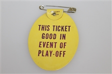 1965 Masters Tournament Series Badge #7221 - Jack Nicklaus' 2nd Green Jacket!