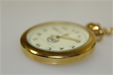 Byron Nelson Gold 'Eleven Straight' Ltd Ed Pocket Watch w/ Signed Box JSA ALOA