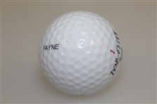 Payne Stewart Signed Personal Top Flite Ball w/ 'PAYNE' Marking JSA ALOA