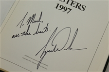 Tiger Woods Signed 1997 Masters Tournament Annual Book JSA ALOA