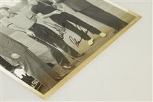 Arnold Palmer & Gary Player Dual Signed Vintage Photo JSA ALOA