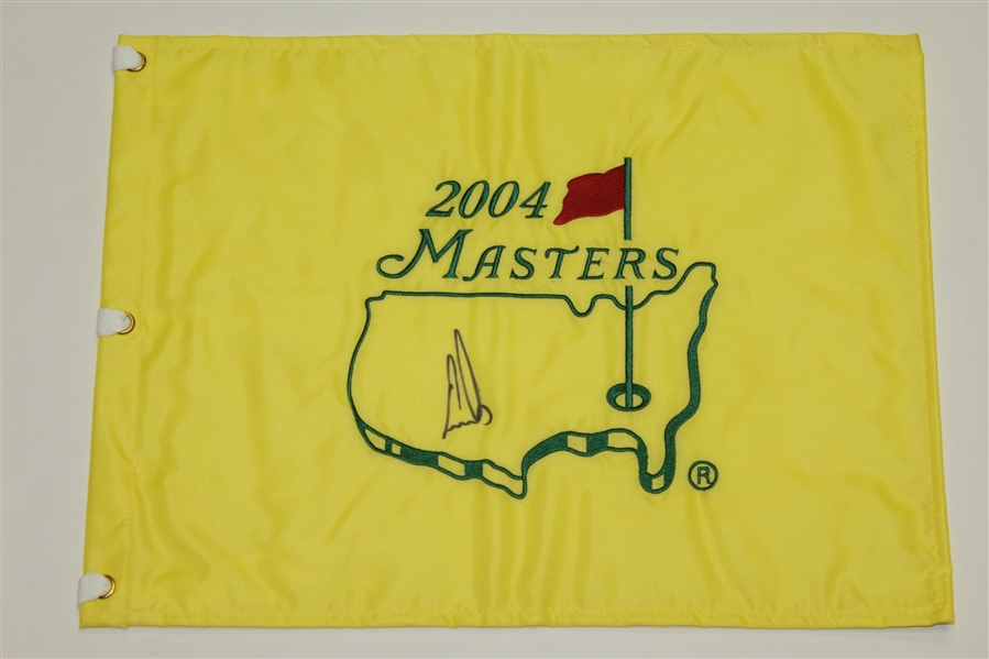 2003, 2004 & 2005 Masters Tournament Flags Signed By Runner Ups JSA ALOA