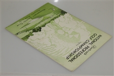 1931 PGA Championship Program - Wannamoisett CC - Tom Creavy Winner