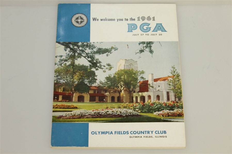 PGA Championship Programs - 1960, 1961 & 1962 - Hebert, Barber & Player Victories