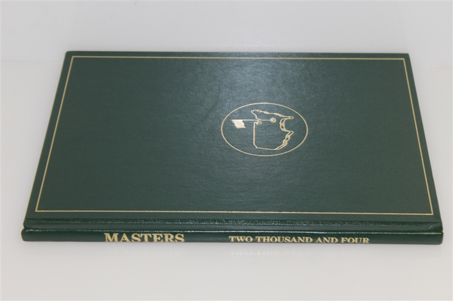 Phil Mickelson Signed 2004 Masters Tournament Annual Book JSA ALOA