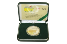2012 Masters .999 Fine Silver Coin Depicting Clubhouse #484/500