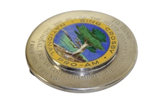 Bing Crosby's Personal Pro-Am Paperweight - Gifted to Him to Celebrate The Tournament's 25th 'Silver' Anniversary in 1966
