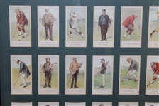 1900 Copes Bros & Co. Tobacco Cards Produced in London Framed Presentation  - Set of 50 