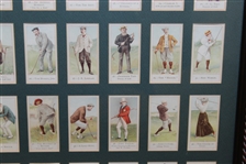 1900 Copes Bros & Co. Tobacco Cards Produced in London Framed Presentation  - Set of 50 