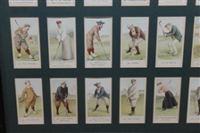 1900 Copes Bros & Co. Tobacco Cards Produced in London Framed Presentation  - Set of 50 