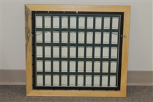 (1931) Churchman Cigarettes Prominent Golfers Framed Presentation - Set of 50