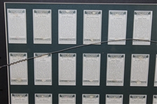 (1931) Churchman Cigarettes Prominent Golfers Framed Presentation - Set of 50