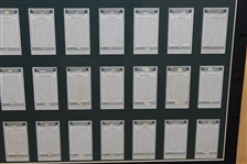 (1931) Churchman Cigarettes Prominent Golfers Framed Presentation - Set of 50