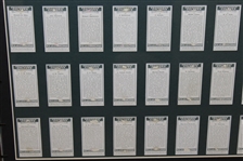 (1931) Churchman Cigarettes Prominent Golfers Framed Presentation - Set of 50