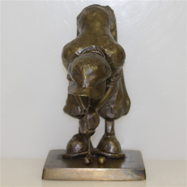 1929 Frankart Bronze Golfer Putting Statue 