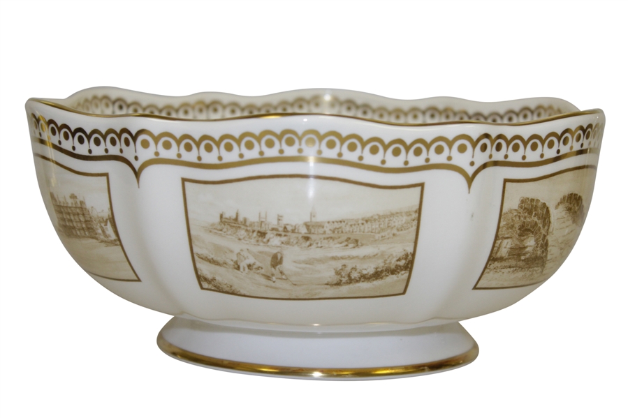 Aynsley Porcelain Old St Andrews Bowl, 250/2000, Designed By Bill Waugh
