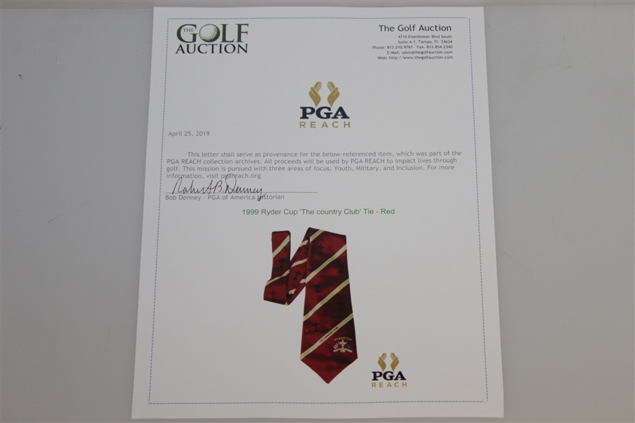 1999 Ryder Cup 'The Country Club' Tie - Red