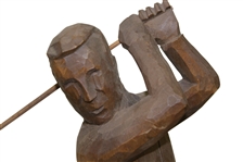 Paul Haun Etonic's World Wide Ambassador of Good Will Award - Wooden Figurine