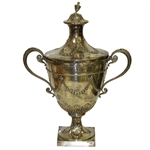 EZ Go PGA National Golf Club Match Play Championship Silver Loving Cup Trophy - Chuck Malchaski '65, Jerry Cooper '66 And Bob Frainey '64