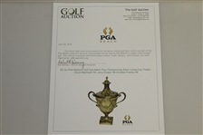 EZ Go PGA National Golf Club Match Play Championship Silver Loving Cup Trophy - Chuck Malchaski '65, Jerry Cooper '66 And Bob Frainey '64