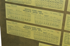 Johnny Miller's Record 49 Under Par 1975 Score Cards from Phoenix & Tucson Open - Consecutive Events JSA ALOA