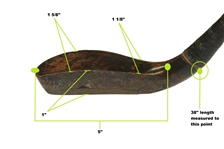 William Dunn Concave Long Nose Putter - Circa Mid 1800s