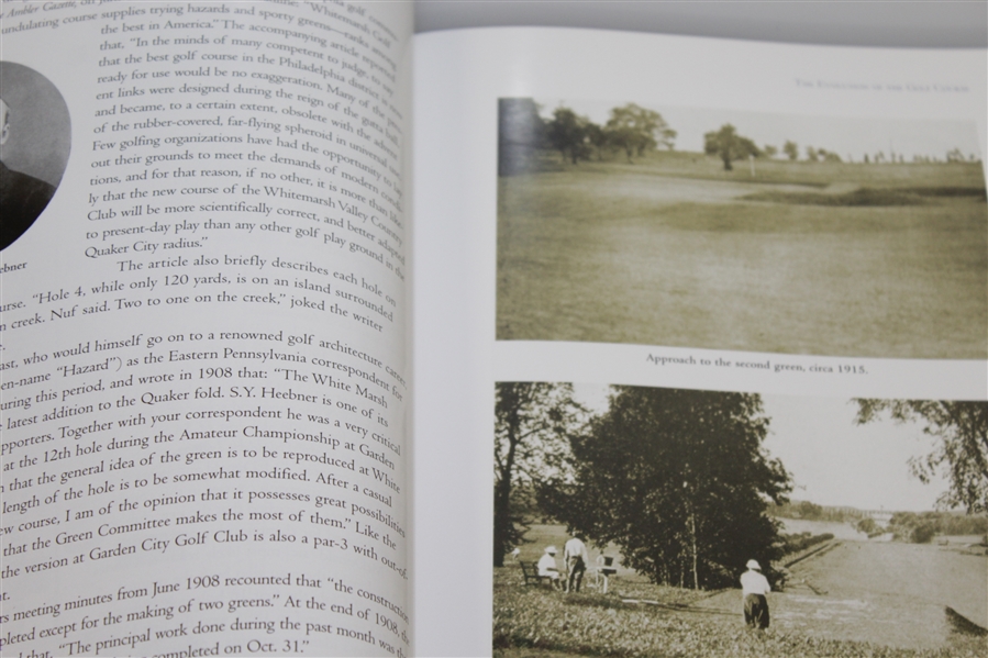 Arnold Palmer Signed & Personalized Whitemarsh Valley CC 'First Hundred Years' Book JSA ALOA