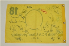 2008 PGA Championship CHAMPS Flag - Nicklaus, Mickelson, Player, McIlroy & More JSA #Z09268