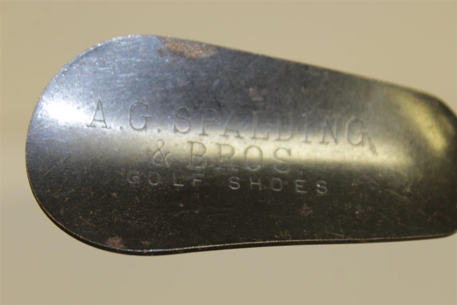 AG Spalding & Bros Golf Shoes Vintage Advertising Shoehorn