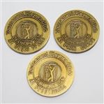 Lot of Ten TPC Opening Day Dedication Medals - 1983-1992