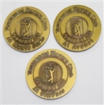 Lot of Ten TPC Opening Day Dedication Medals - 1983-1992