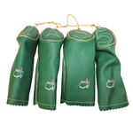 Set of Classic Leather Masters Head Covers - Excellent Condition