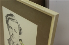 Young Tom Morris Head Sketch and Golf Stance by Jim McQueen